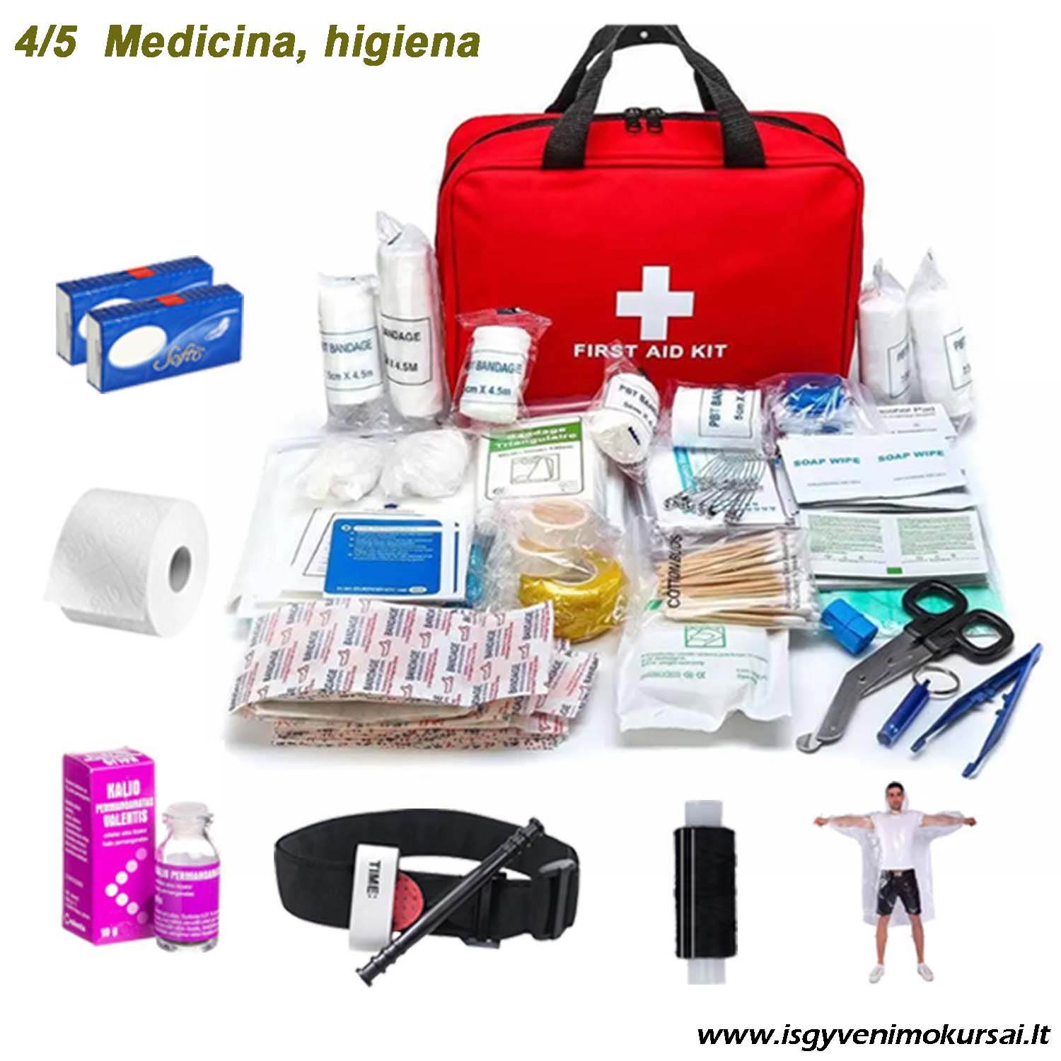 Išgyvenimo kuprinė PRO, sukomplektuota didelė išgyvenimo kuprinė, išgyvenimo rinkinys, ugnies skeltuvas, taktinis peilis, pjūklas, kastuvas, pirmosios pagalbos vaistinėlė 4-5 Išgyvenimo kuprinė ekstremalioms situacijoms – profesionaliai sukomplektuotas išgyvenimo rinkinys su žieminiu miegmaišiu, didele patogia kuprine, saulės baterijomis, power bank, smūgiams atspariu telefonu ir vandens filtru