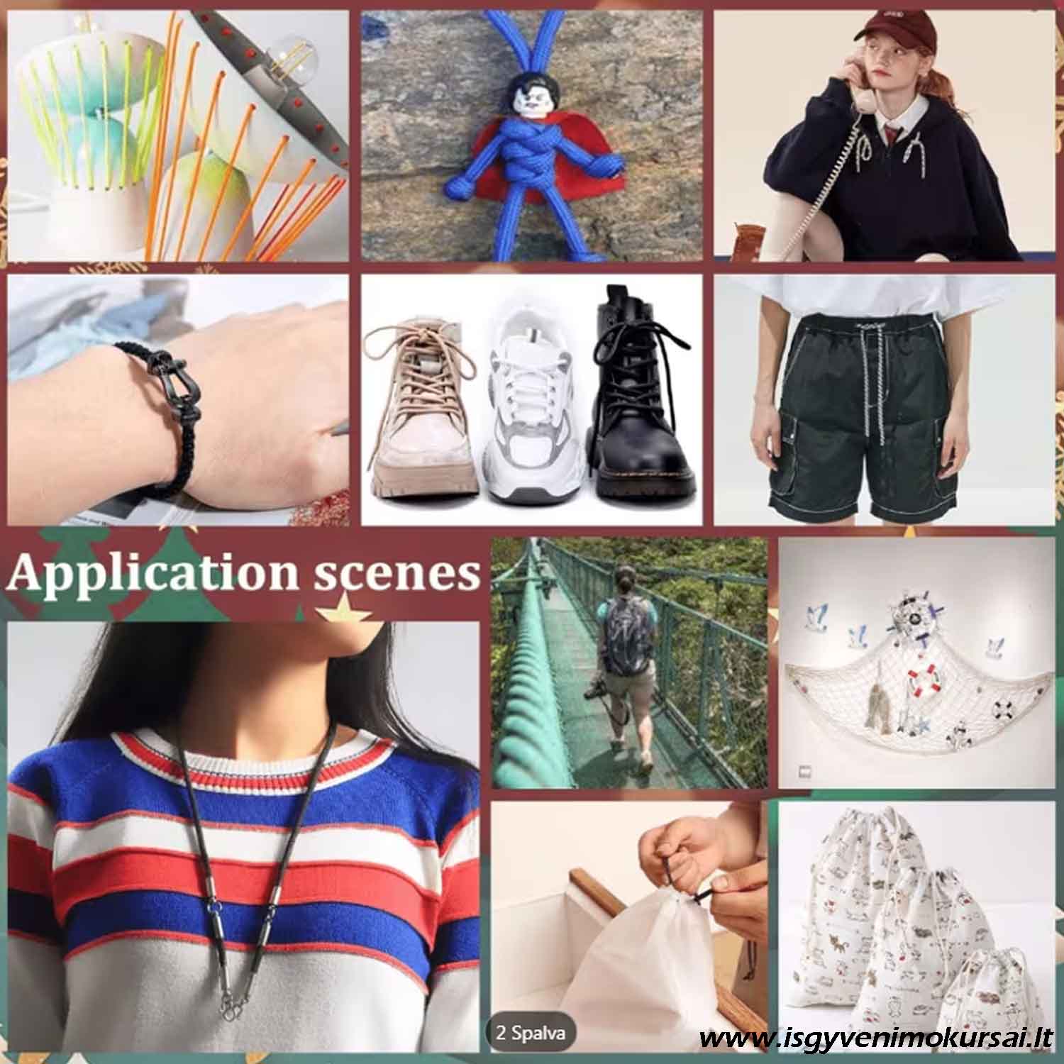 juoda-3mm-25m-virve-palapinei, nerimui, stovyklavimui, rankdarbiams virvė 3 mm juoda, nėrimui, pynimui, rankdarbiams