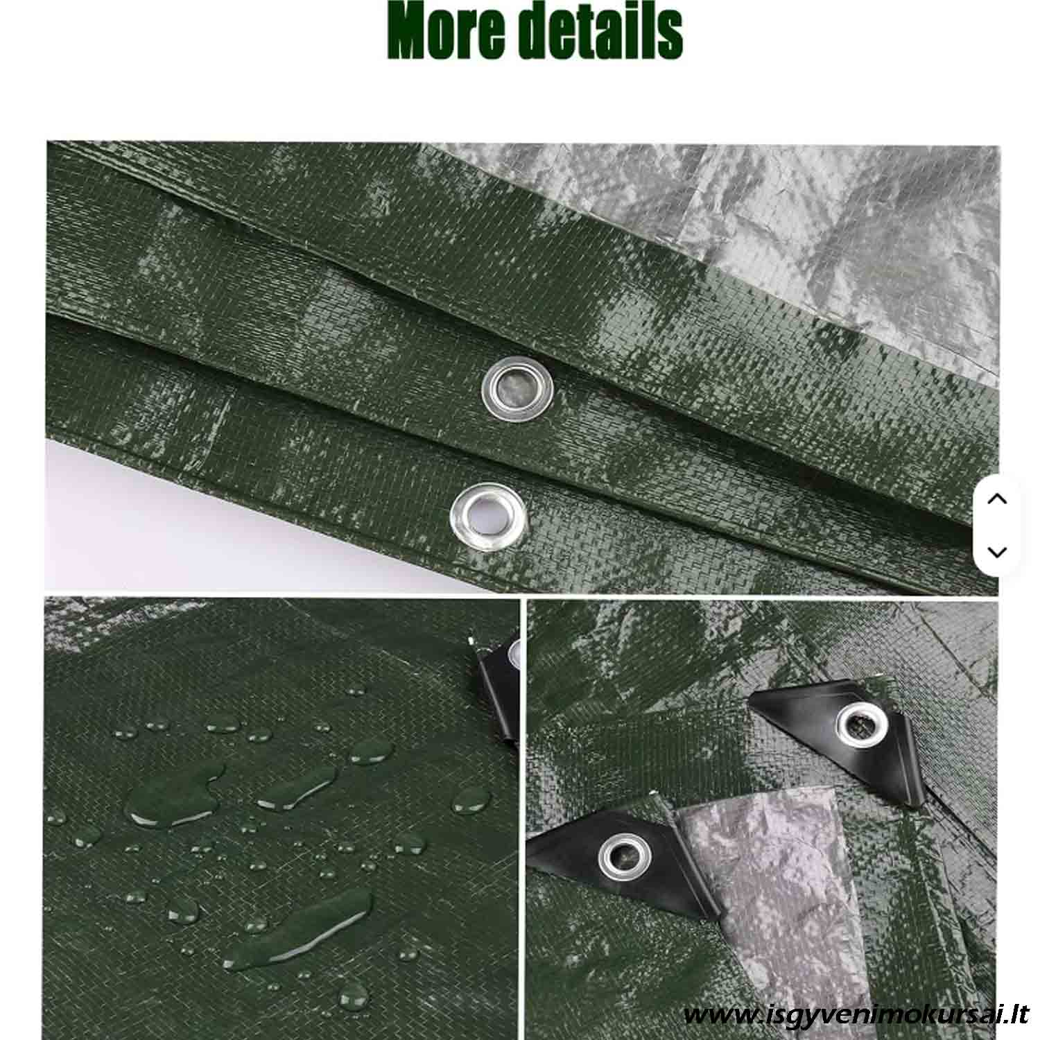 neperslampamas-tentas-daiktu-uzdengimui-2x3m 2x3 m tentas naudojamas kaip laikina pastogė miške