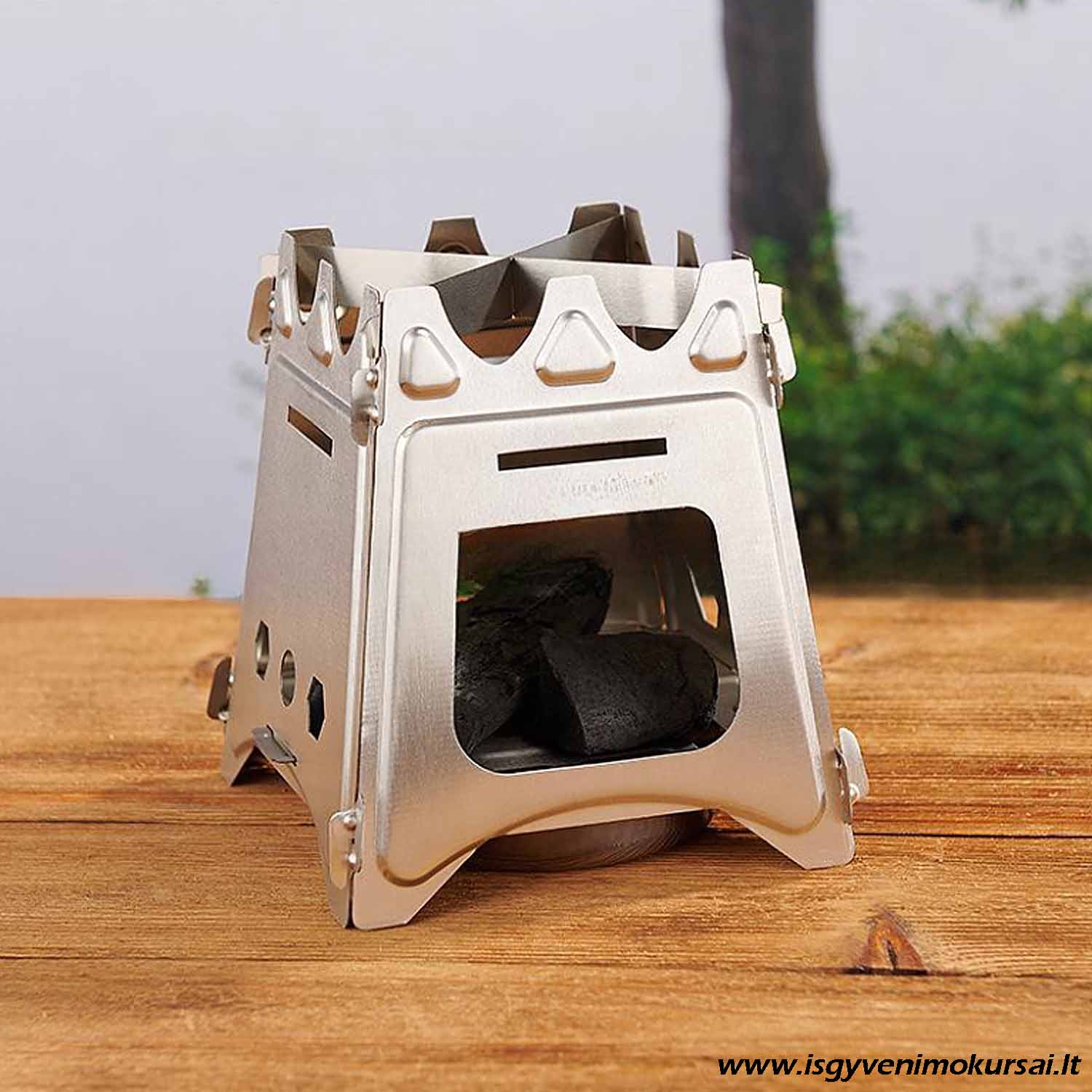 surenkama-lengva-lauko-krosnele-nerudijancio-plieno-zygio-krosnele-stovyklavimui Surenkama, lengva, nerūdijančio plieno lauko krosnelė stovyklavimui