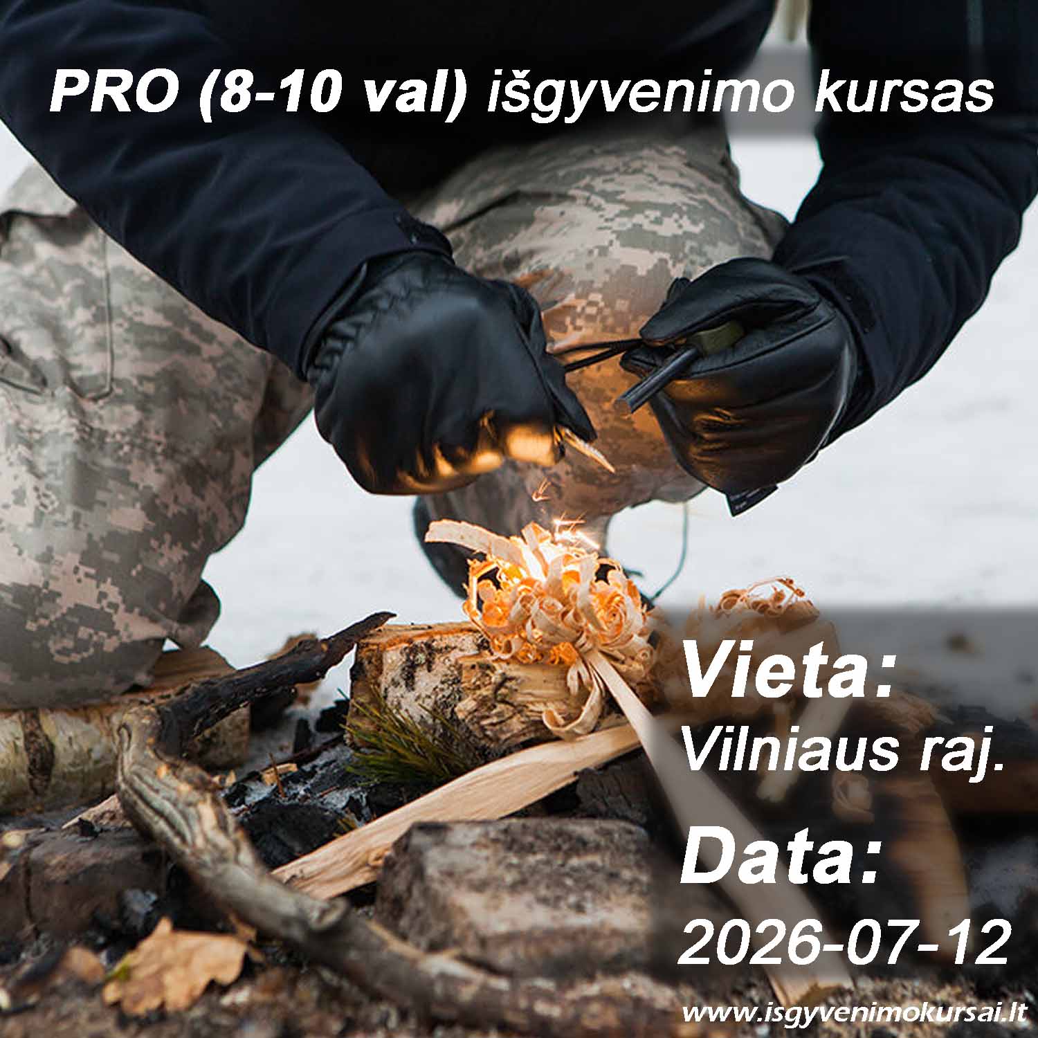 Išgyvenimo kursas Vilniuje Išgyvenimo kursas Vilniuje